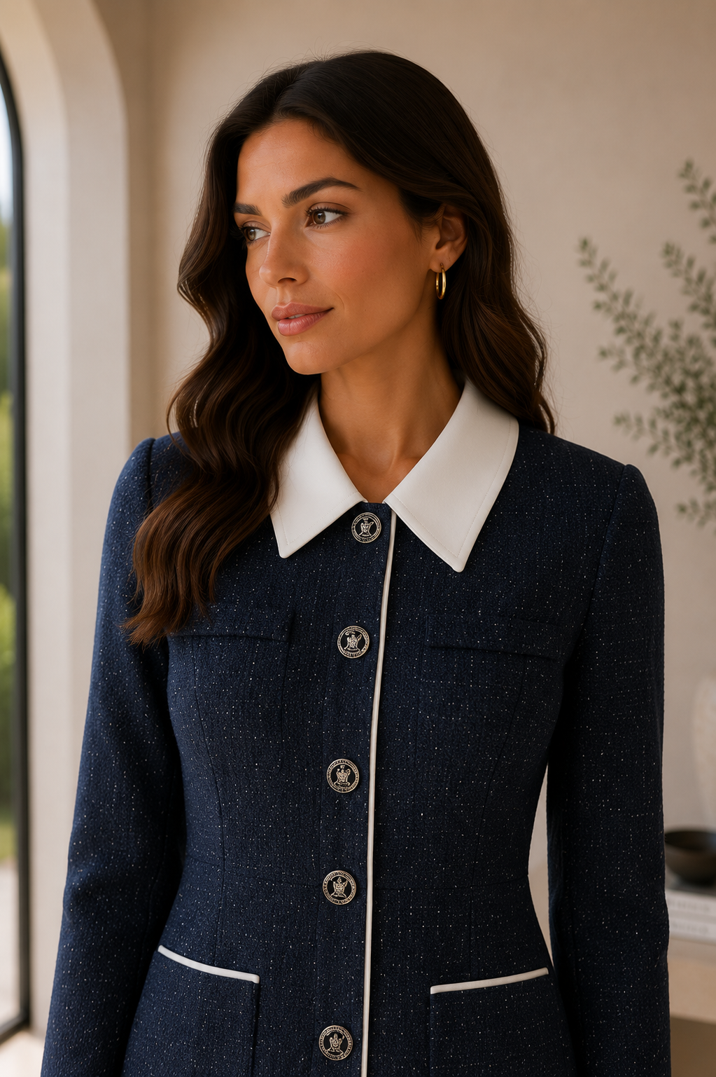 Parisian Chic Tweed Dress