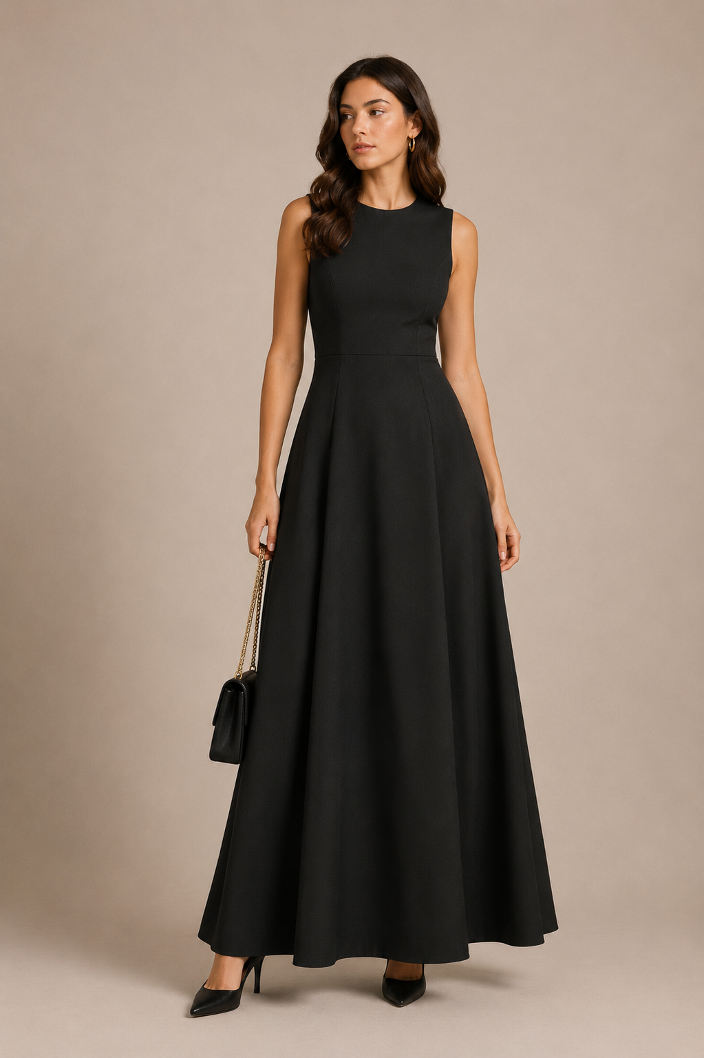 Elegant Black Maxi Dress