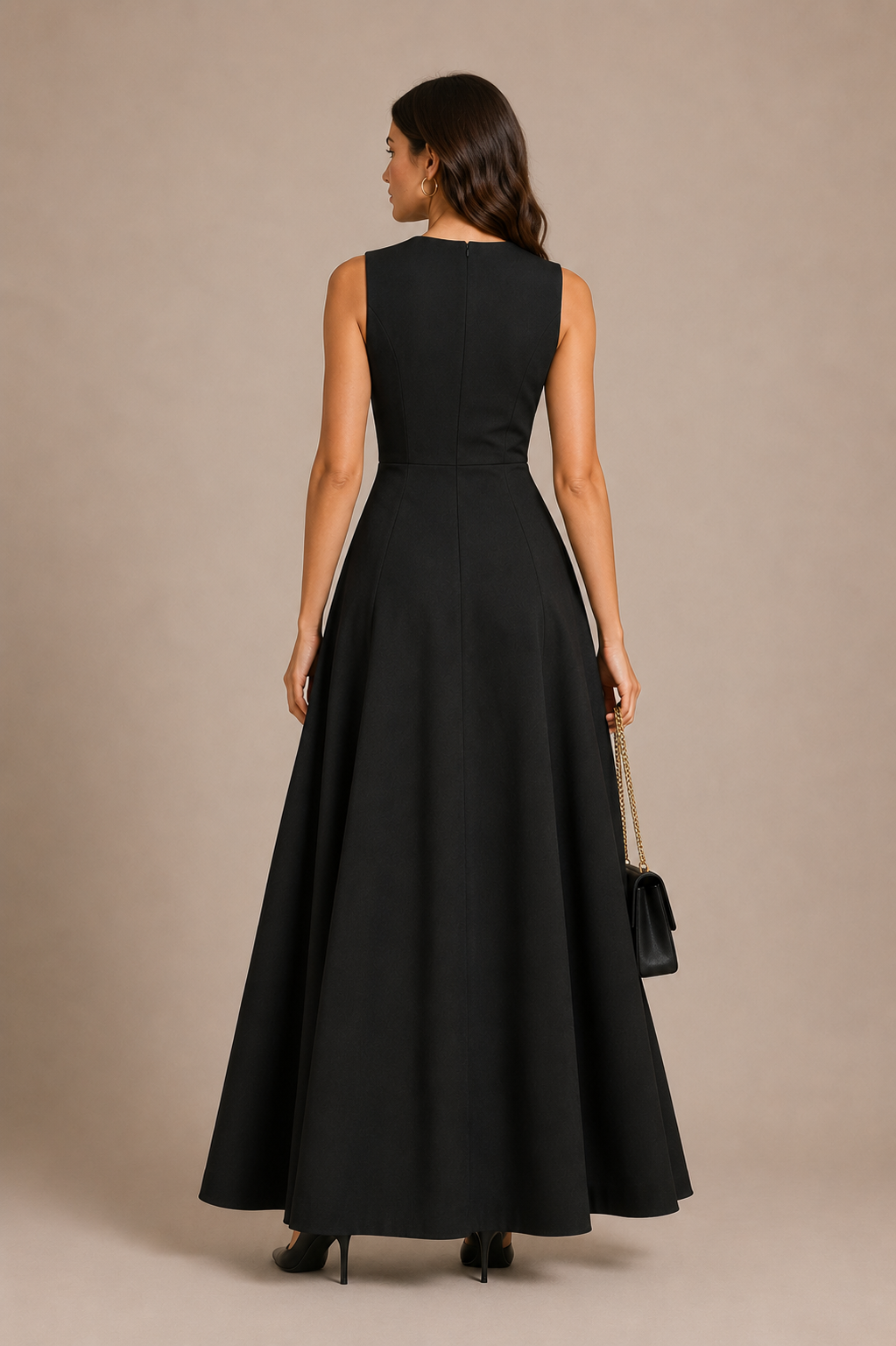 Elegant Black Maxi Dress