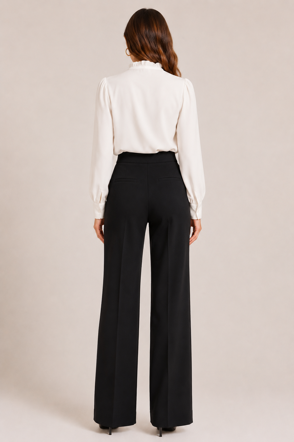 Elegant Wide-Leg Tailored Pants